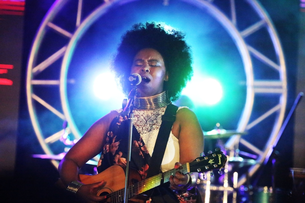 South African Jazz maestro Zahara performed at Kigali Jazz Junction on May 26, 2018. Photo by Sam Ngendahimana