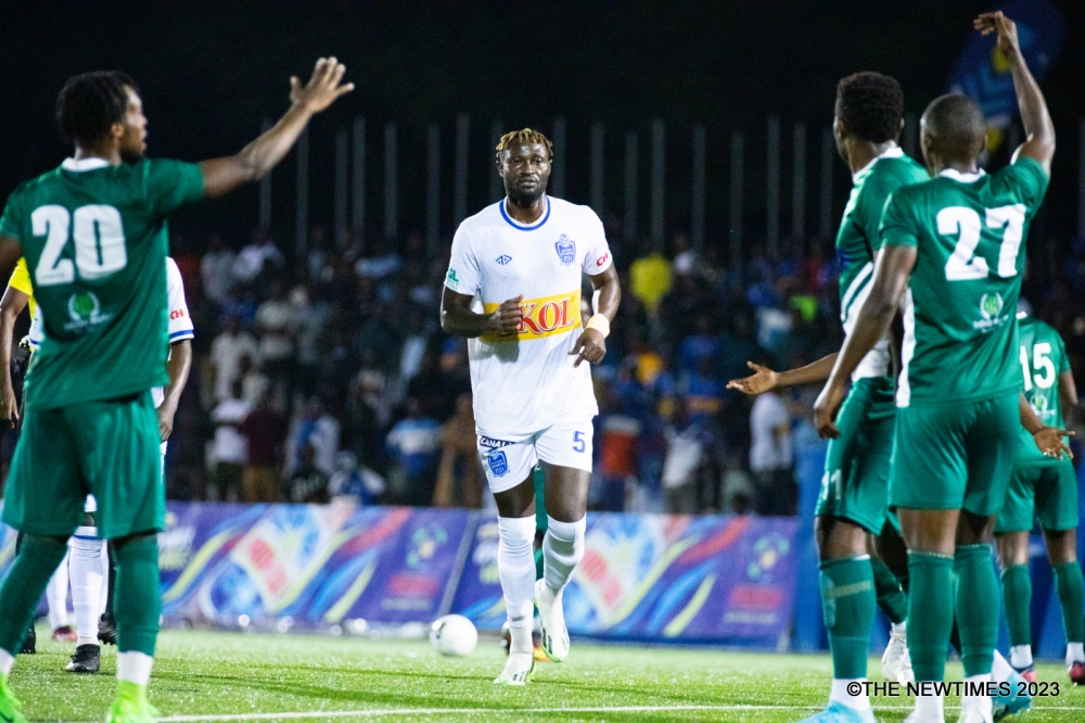 Rayon Sports defender  Eric Ngendahimana scored an equalizer in the 88th minute during  a 1-1 draw against Kiyovu Sports at Kigali Pele Stadium on Tuesday, December 12. All photos by Craish BAHIZI