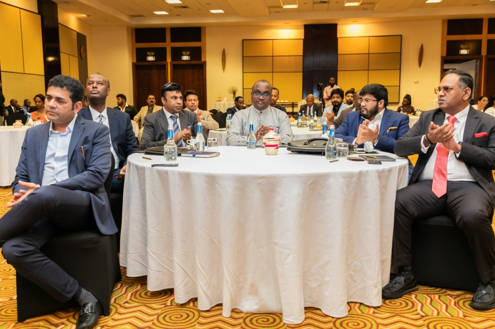 Delegates during the India-Rwanda Business Forum held in Kigali, on December 13. Visiting Indian business leaders from various sectors were tipped on Rwanda’s investment climate.