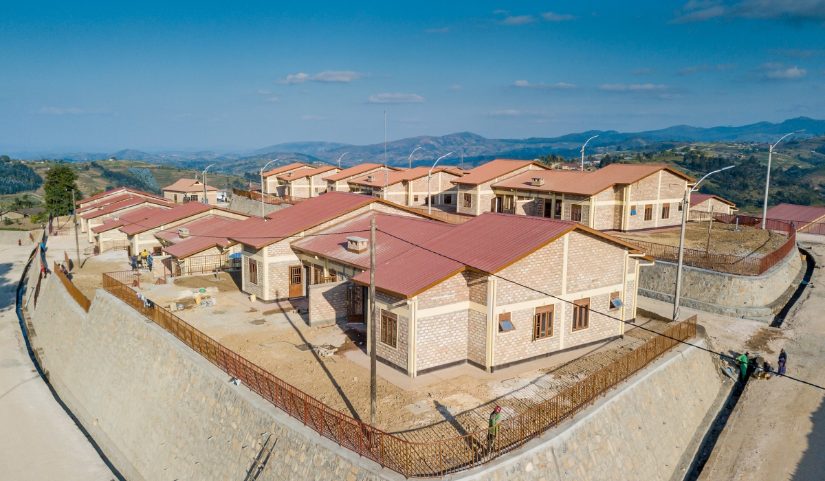 Some of new houses that were given to vulnerable residents in Nyaruguru District in 2022. The idea of making a better Rwanda has always been, and always will be, a work-in-progress. FILE