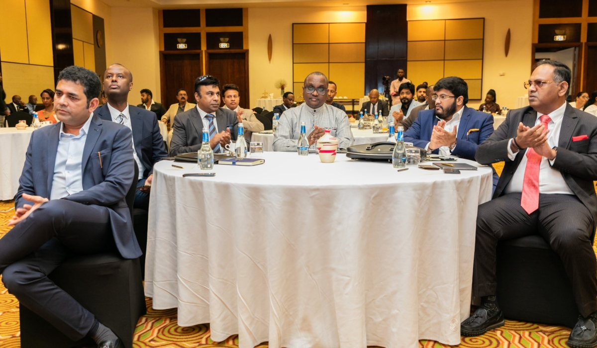 Delegates during the India-Rwanda Business Forum held in Kigali, on December 13. Visiting Indian business leaders from various sectors were tipped on Rwanda’s investment climate.