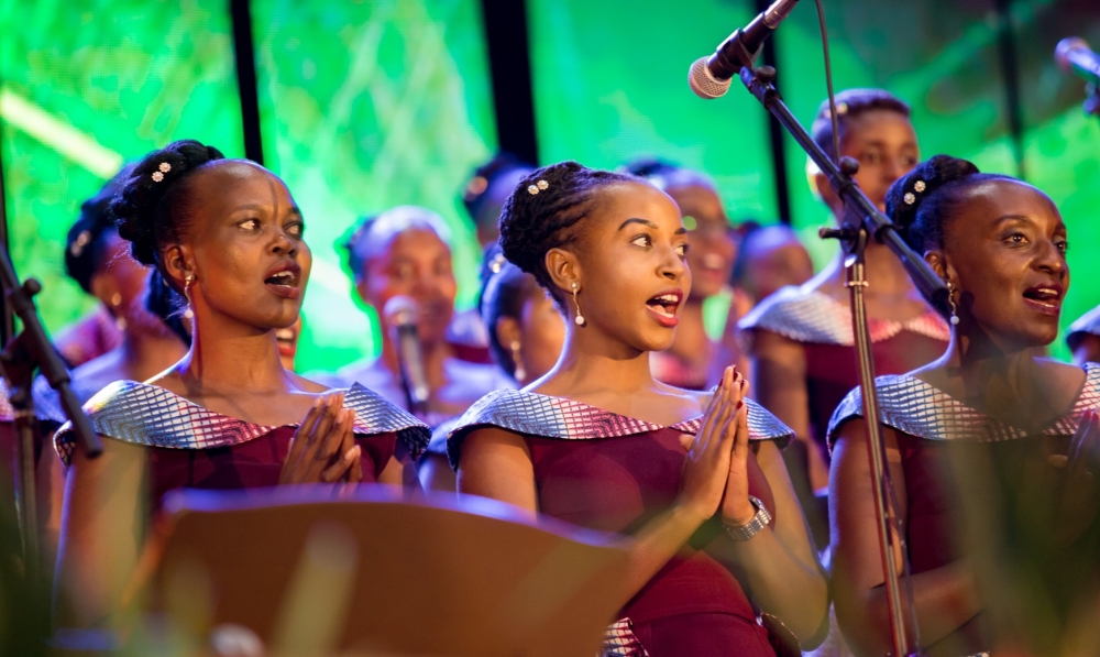 Chorale de Kigali during a past edition. The choir will headline their highly anticipated routine Christmas Carols concert slated for December 17, at BK Arena. Courtesy
