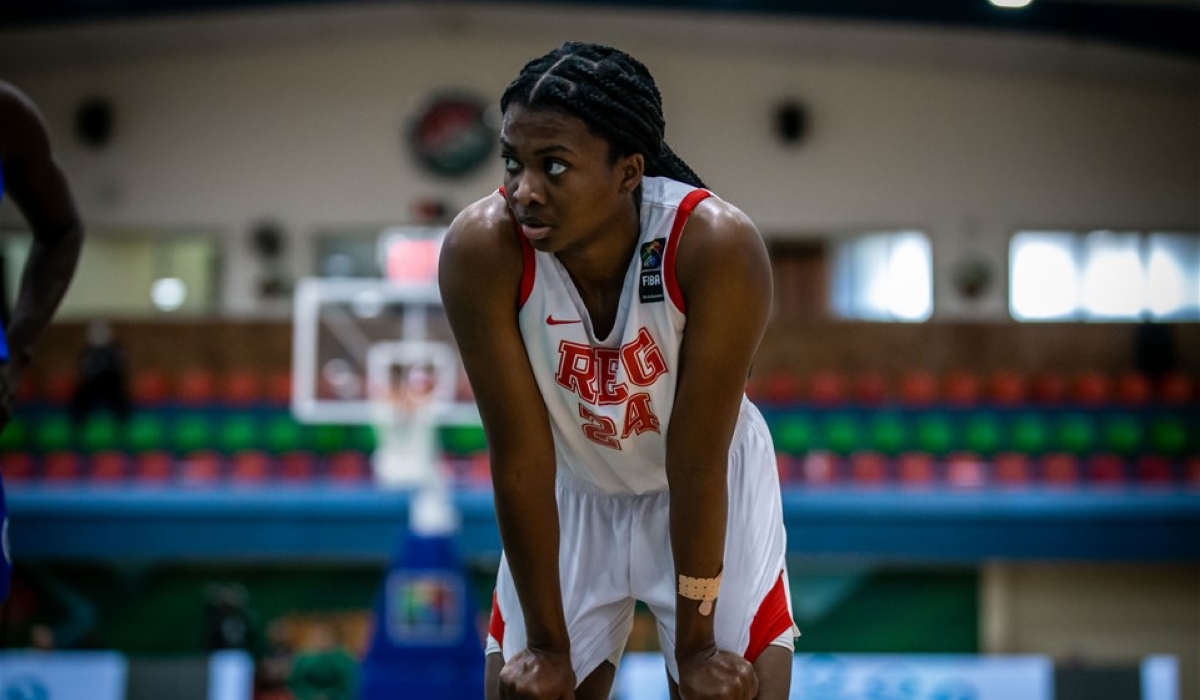 Rwanda Energy Group (REG) point guard, Nia Clouden.
