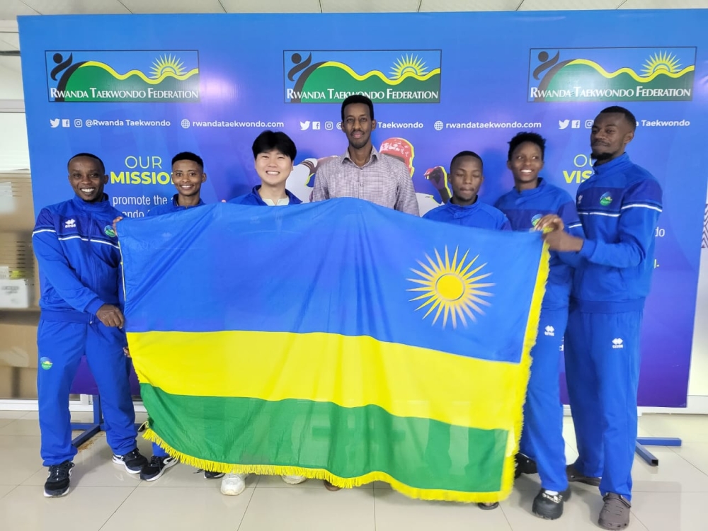 Rwanda National Team players who will represent the country at the  2023 World Taekwondo World Cup Team Championships Final, from December 17 to 20, 2023 in  China