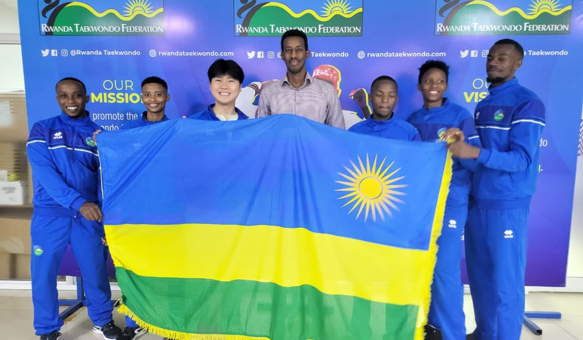 Rwanda National Team players who will represent the country at the  2023 World Taekwondo World Cup Team Championships Final, from December 17 to 20, 2023 in  China