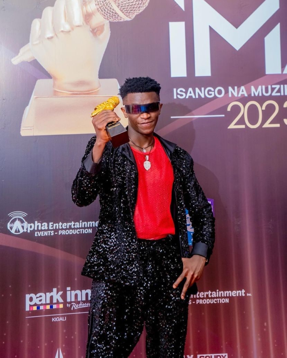 Prince Kiiz won the Best Audio Producer Award at this years Isango na Muzika Awards (IMA). Courtesy photo