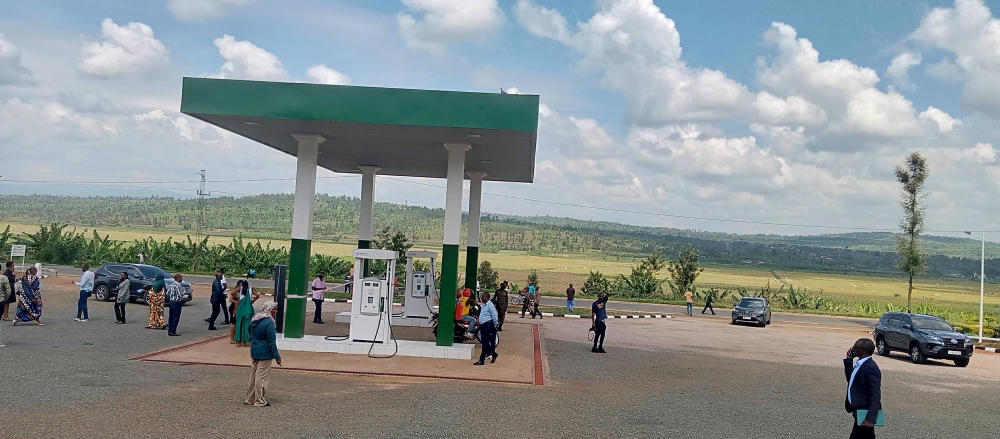 A view of the newly constructed Petrol station on Nyagatare-Gicumbi road.