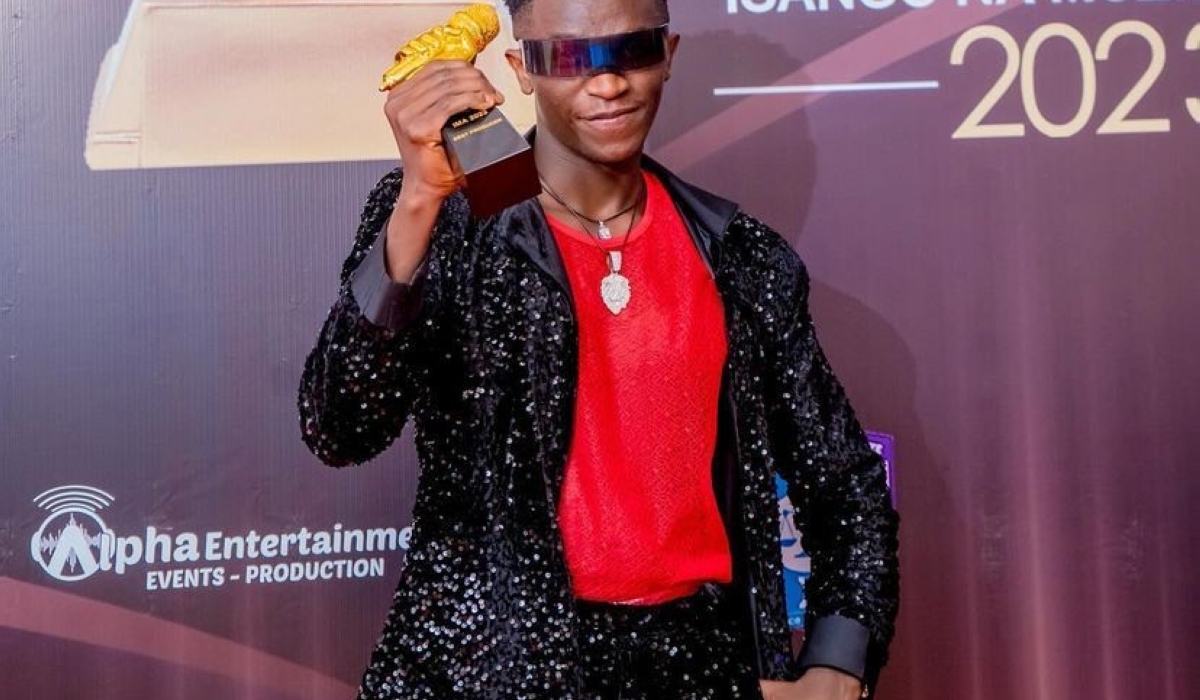 Prince Kiiz won the Best Audio Producer Award at this years Isango na Muzika Awards (IMA). Courtesy photo