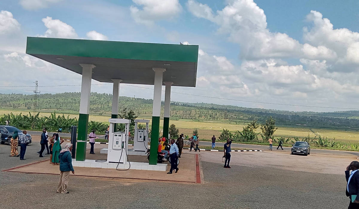 A view of the newly constructed Petrol station on Nyagatare-Gicumbi road.
