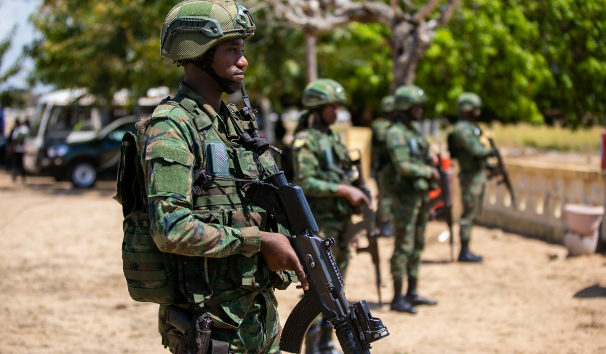 Rwanda Security Forces in Cabo Delgado in Mozambique. Photo by Olivier Mugwiza