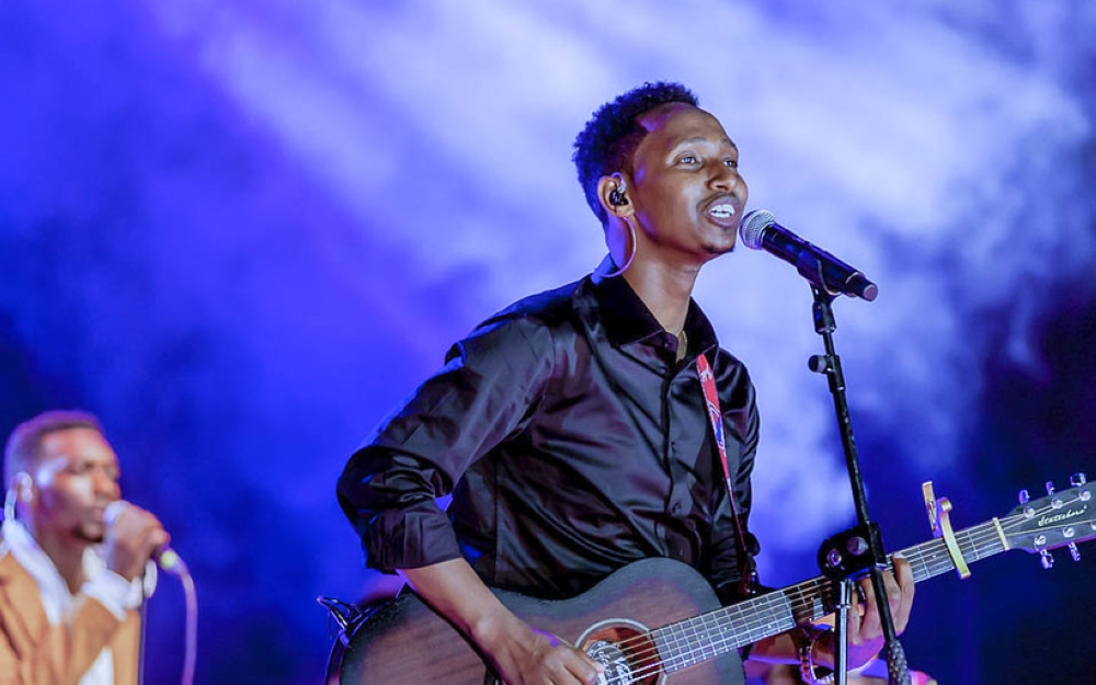 Israel Mbonyi, will headline Icyambu Concert  edition II  at BK Arena on Christmas. Photo by Dan Gatsinzi 