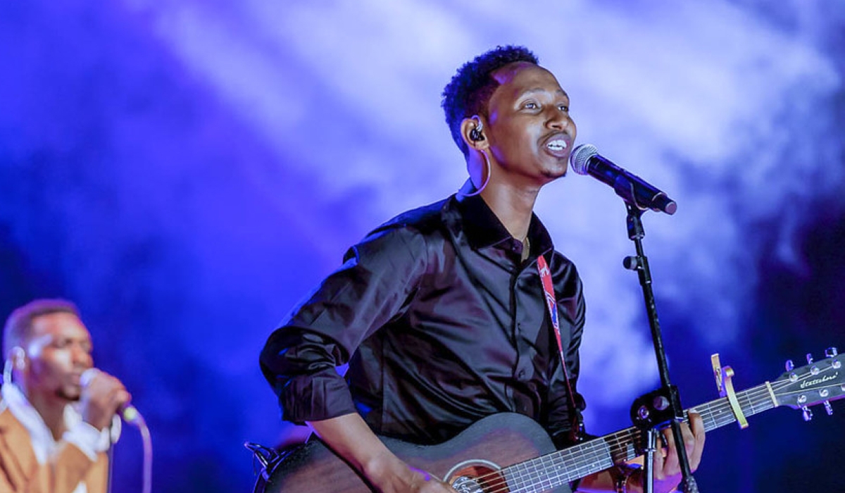 Israel Mbonyi, will headline Icyambu Concert  edition II  at BK Arena on Christmas. Photo by Dan Gatsinzi 