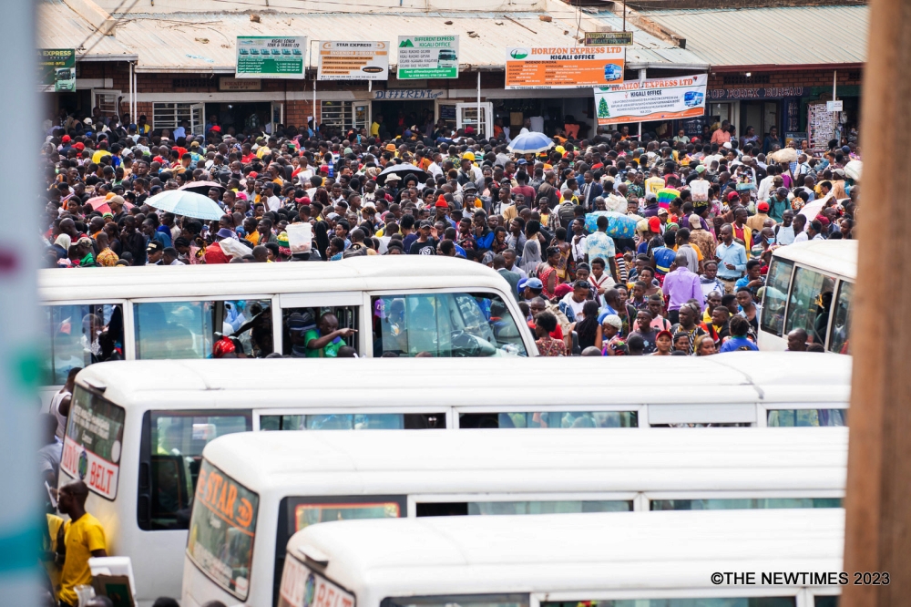 Travellers were seen stranded or waiting in long queues at the Nyabugogo bus park in the capital Kigali on Christmas Eve as they headed upcountry to join their families ahead of Monday&#039;s Christmas Day celebrations. All photos by Craish Bahizi