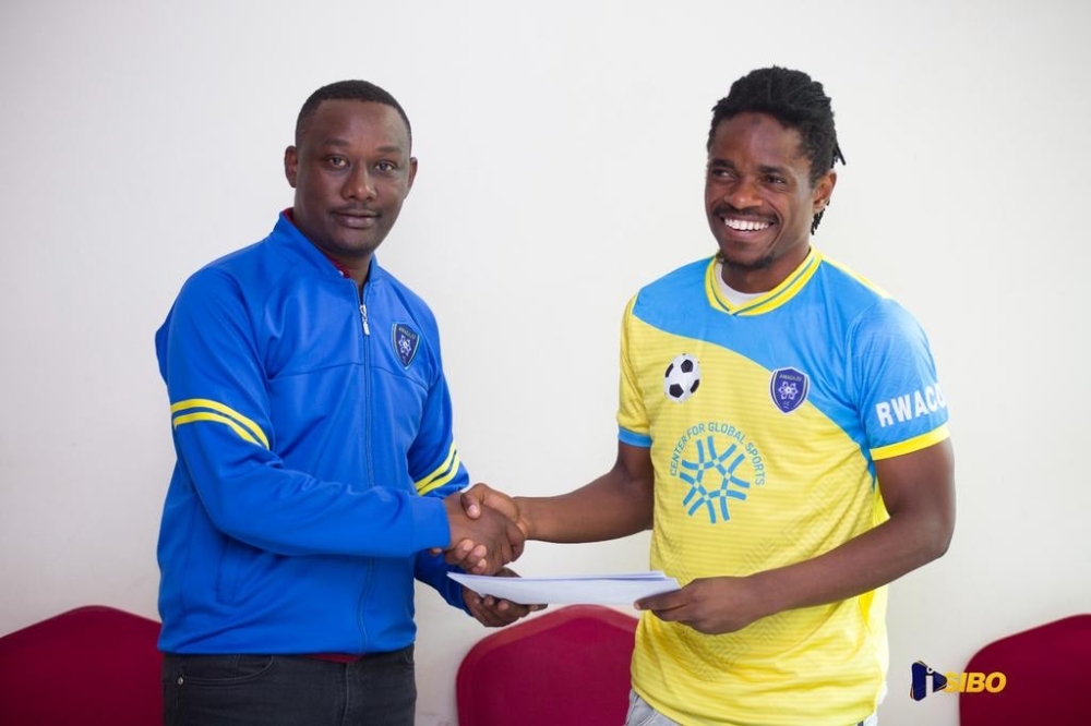 Abdel Matumona and Rashid Shaban have joined Amagaju on a one-and-a-half-year deal. Courtesy