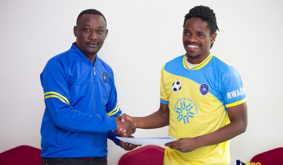 Abdel Matumona and Rashid Shaban have joined Amagaju on a one-and-a-half-year deal. Courtesy