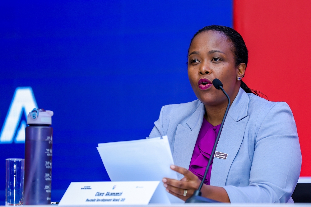 Clare Akamanzi, the newly appointed  Chief Executive Officer of NBA Africa. Photo by Olivier Mugwiza