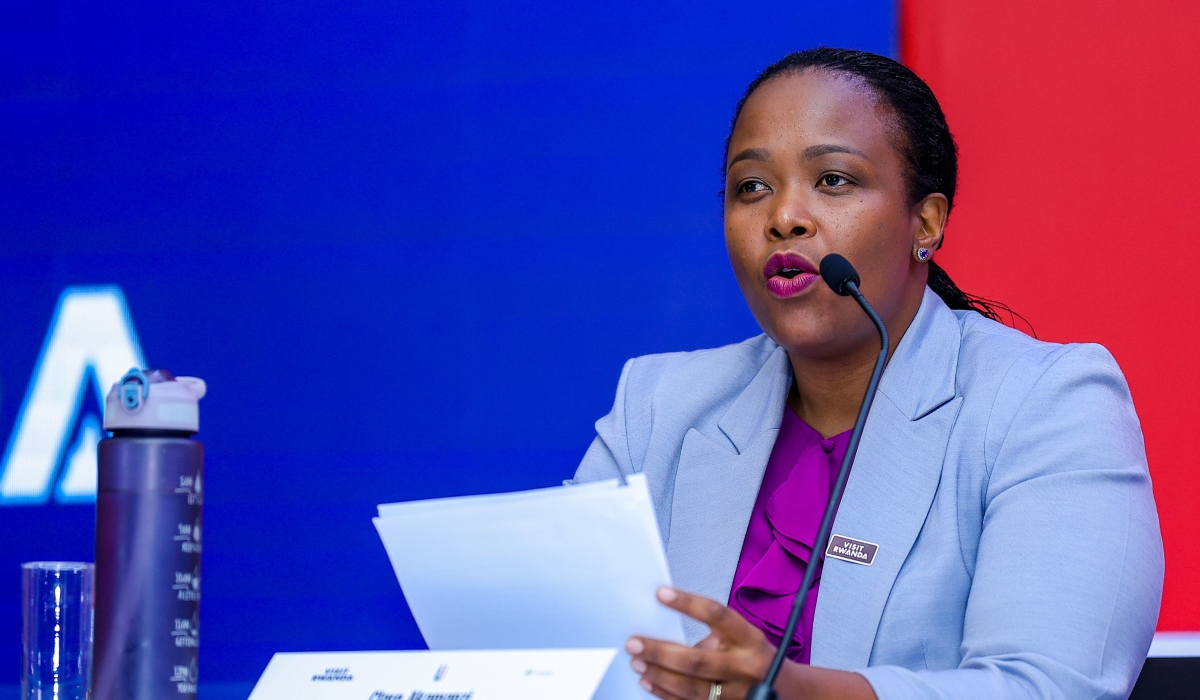 Clare Akamanzi, the newly appointed  Chief Executive Officer of NBA Africa. Photo by Olivier Mugwiza