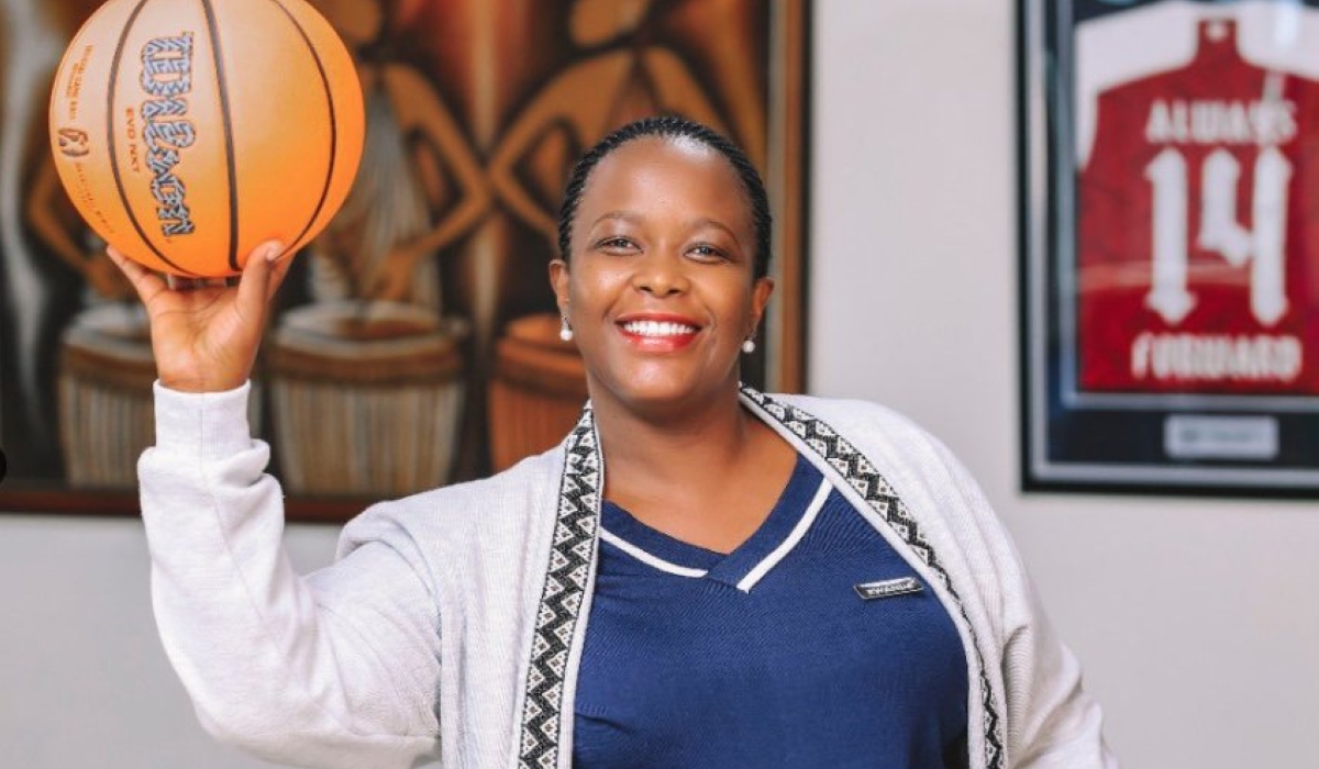 Clare Akamanzi, the newly appointed  Chief Executive Officer of NBA Africa. PHOTO BY OLIVIER MUGWIZA
