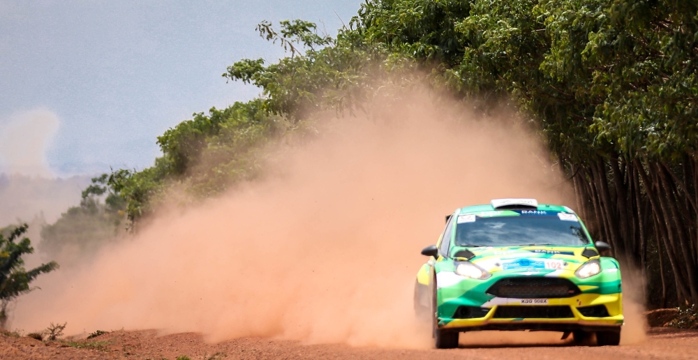 Kenyan driver Karan Patel and his navigator Tauseef Khan won the 2023 edition of Rwanda Montain Gorilla Rally in their Ford Fiesta RS car in Bugesera District. Gatsinzi
