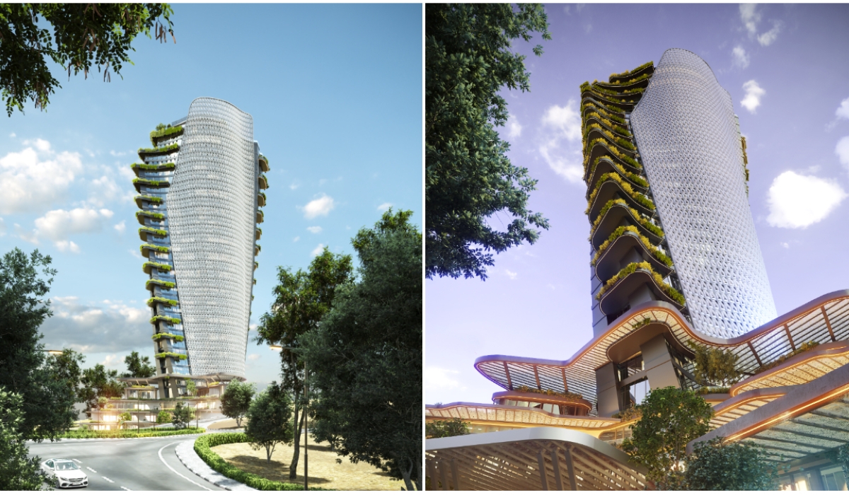An artist&#039;s impression of Kigali Green Complex. It is expected to be the tallest building in Rwanda, with a 29-storey tower, and six basements COURTESY