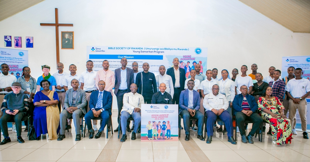 Bible Society Rwanda launched the &#039;Young Samaritan&#039;, a new program to provide faith-based and data-driven interventions centered around the specific needs of the youth. Photo Courtesy