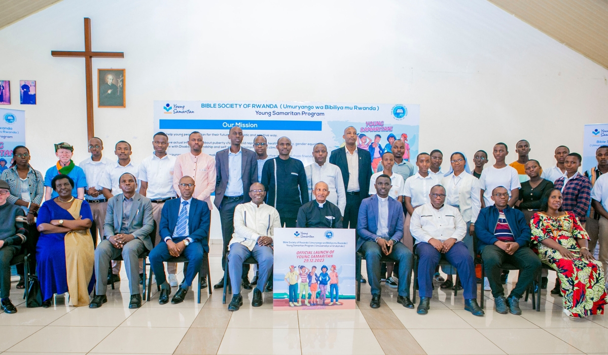 Bible Society Rwanda launched the &#039;Young Samaritan&#039;, a new program to provide faith-based and data-driven interventions centered around the specific needs of the youth. Photo Courtesy