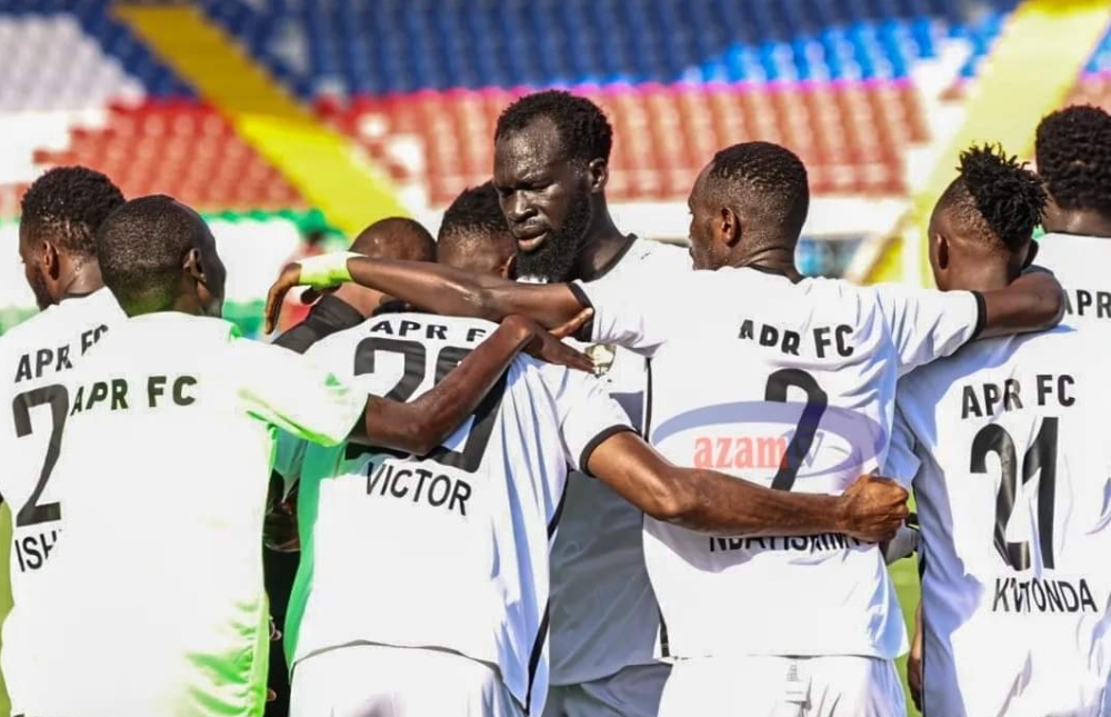 APR FC players lost their first game 3-1 at the hands of Singida Big Stars on Monday, January 1. Courtesy