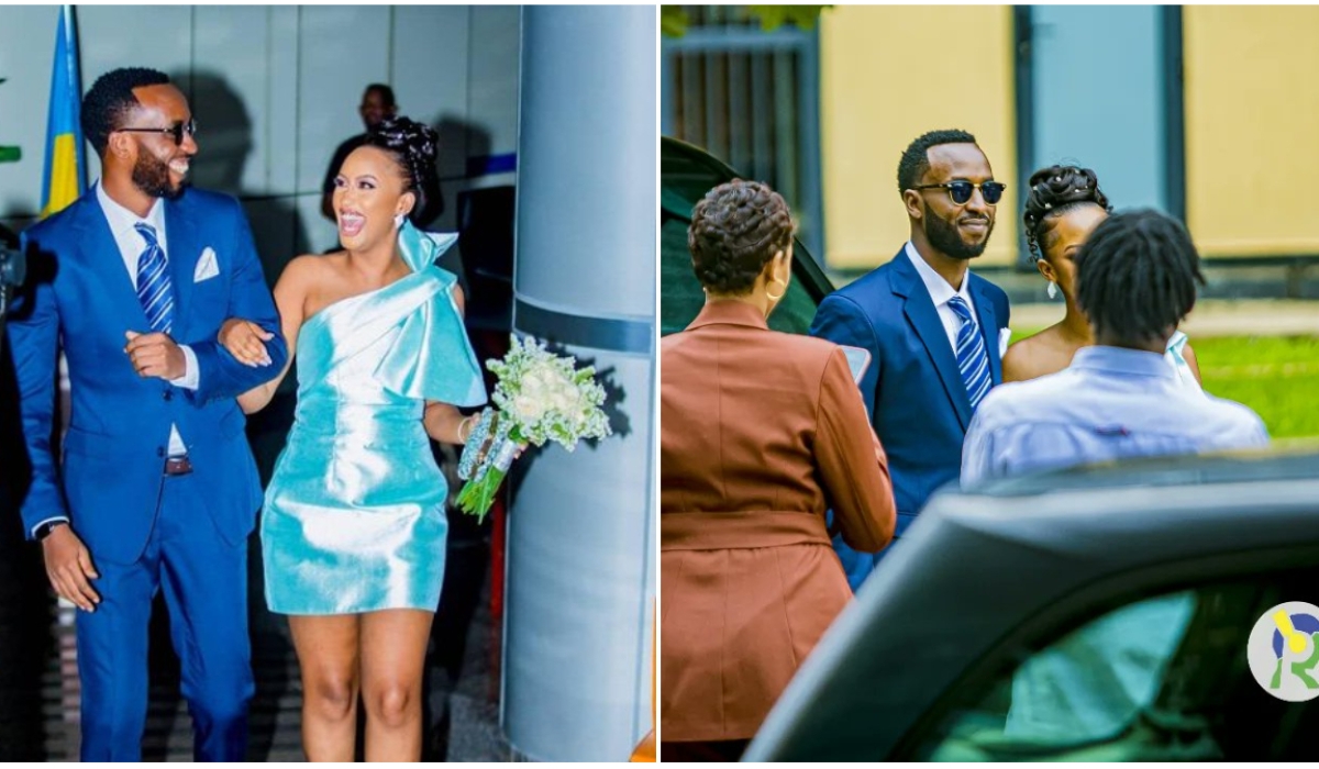 Miss Rwanda Photogenic 2019 Claudine Uwase Muyango and AS Kigali goalkeeper Yves Kimenyi are now husband and wife after a civil wedding ceremony held at Kigali City Hall on Thursday, January 4. Photos by Inyarwanda