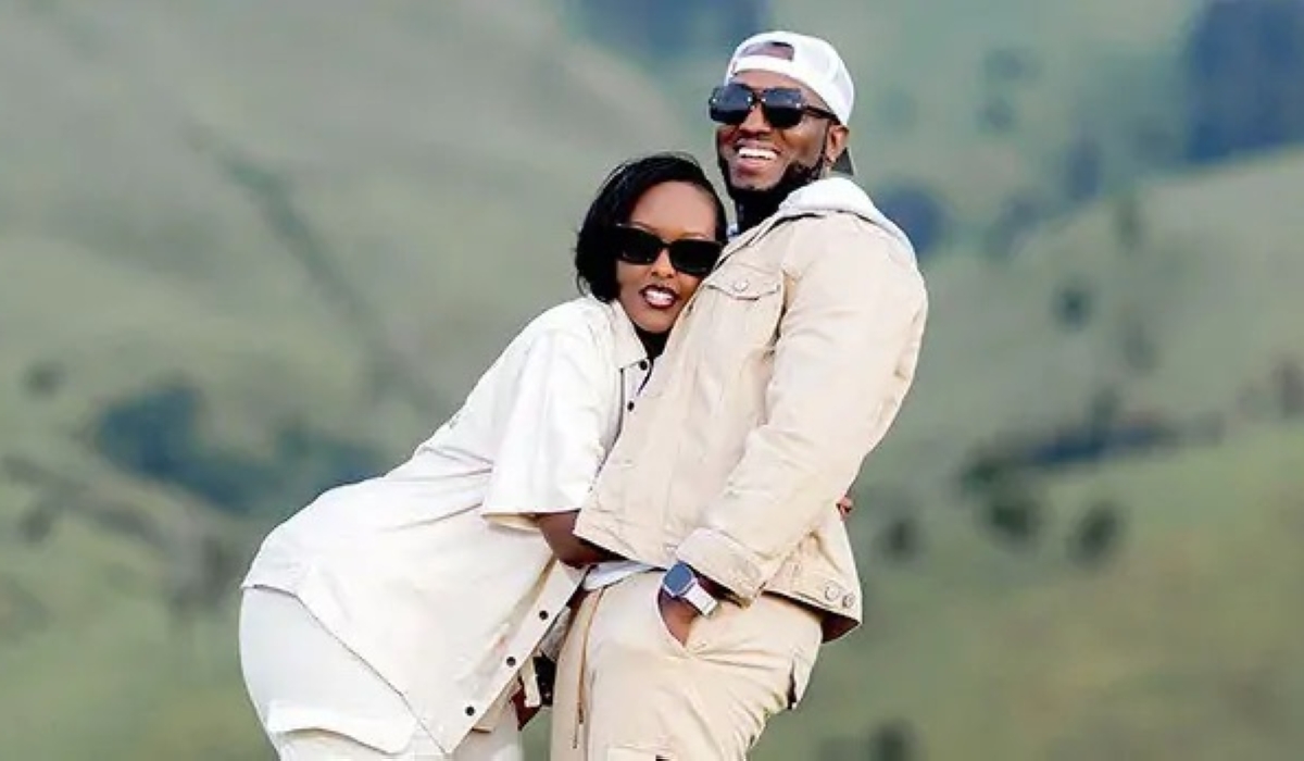 Singer The Ben and wife Pamella Uwicyeza. Net photo.