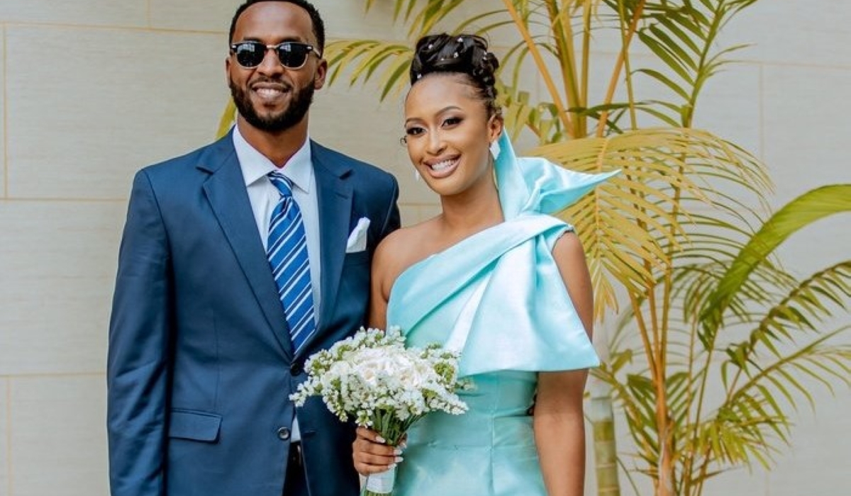 Kimenyi and Muyango at their civil wedding followed by  a colorful wedding ceremony held at Romantic Garden on Saturday, January 6. Courtesy