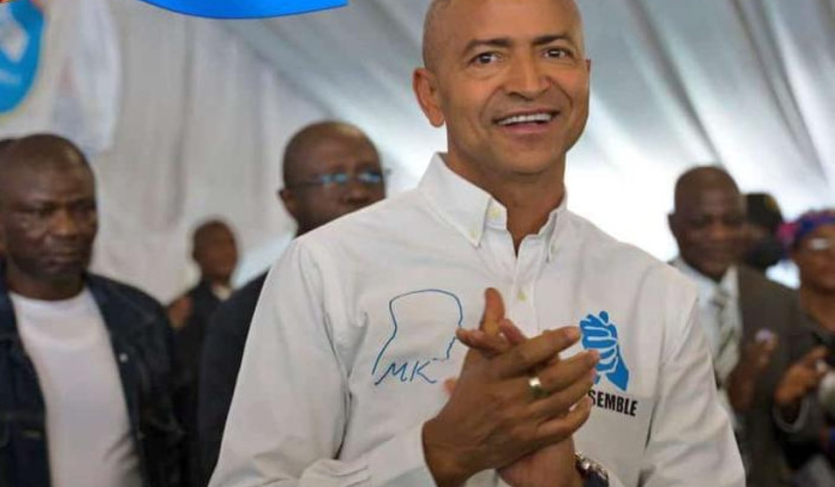 DR Congo opposition politician Moïse Katumbi has been barred from leaving his residence after he called for the cancellation of the poll results. Courtesy