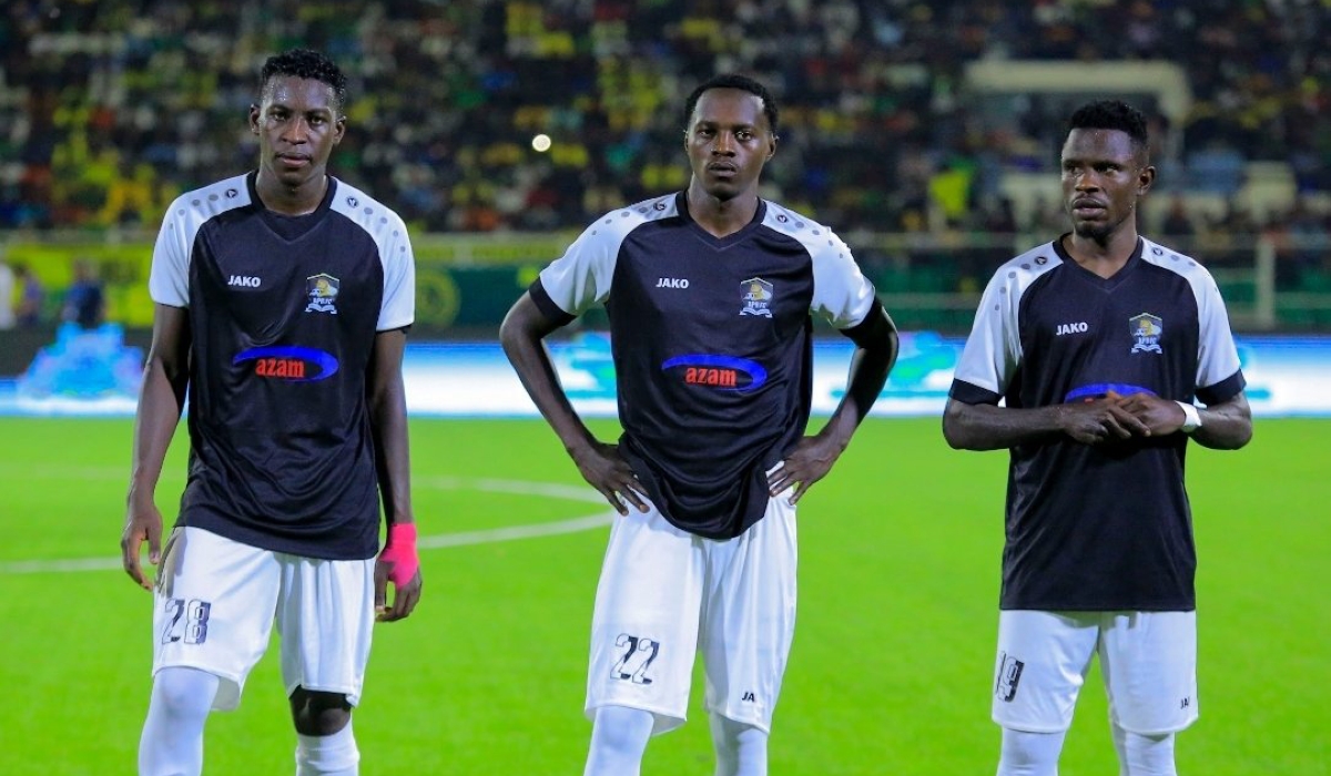 APR FC players look disappointed after a defeat to Zanzibar’s Mlandege. APR were knocked out of the Mapinduzi Cup competition following Tuesday night’s 4-2 semi final defeat to  Mlandege on Tuesday, January 9 in Zanzibar. Courtesy