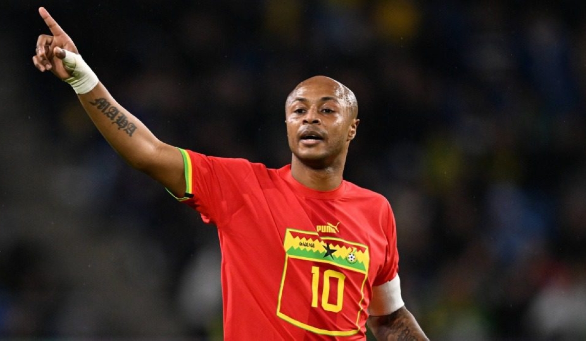 Black Stars captain Andre Ayew has made 34 appearances in the AFCON since making his tournament debut against Guinea in the 2008 AFCON in Ghana. Courtesy