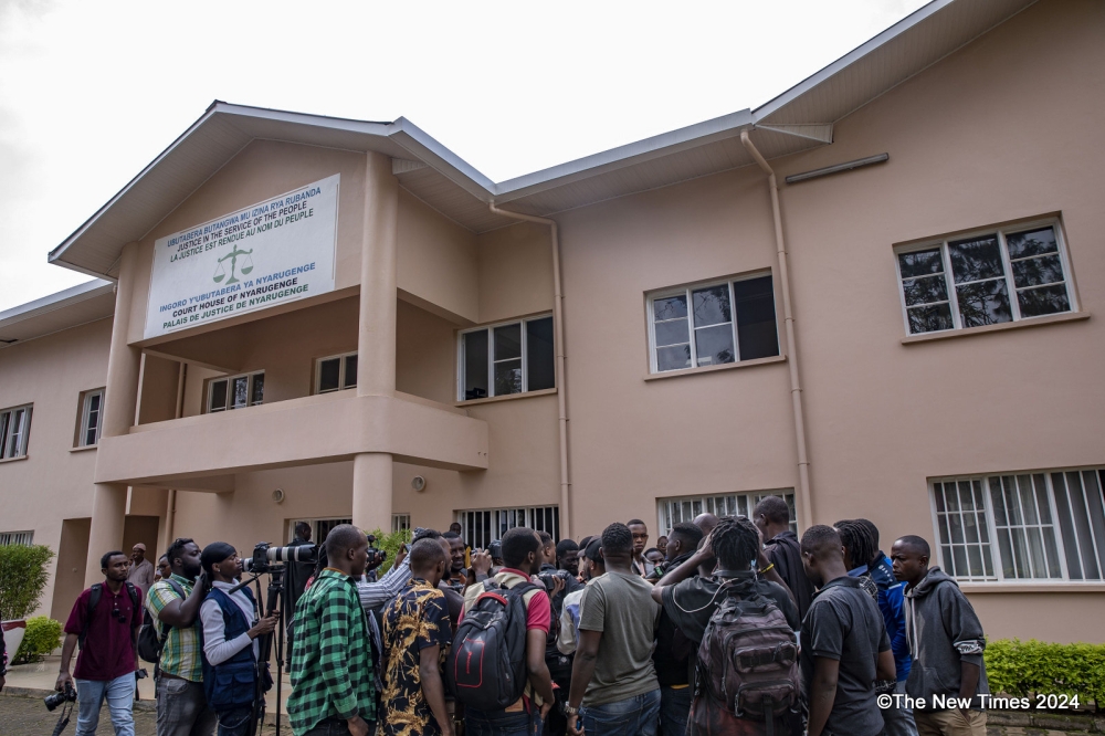 The intermediate court of Nyarugenge, on Friday, January 12, once again postponed the trial in substance of suspected serial killer Denis Kazungu. Photo by Emmanuel Dushimimana
