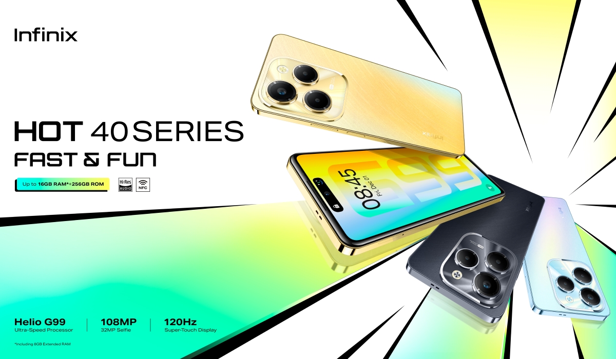  Infinix Mobile Rwanda unveiled the HOT 40 series, featuring the HOT 40 Pro, HOT 40, and HOT 40i models on Wednesday, January 