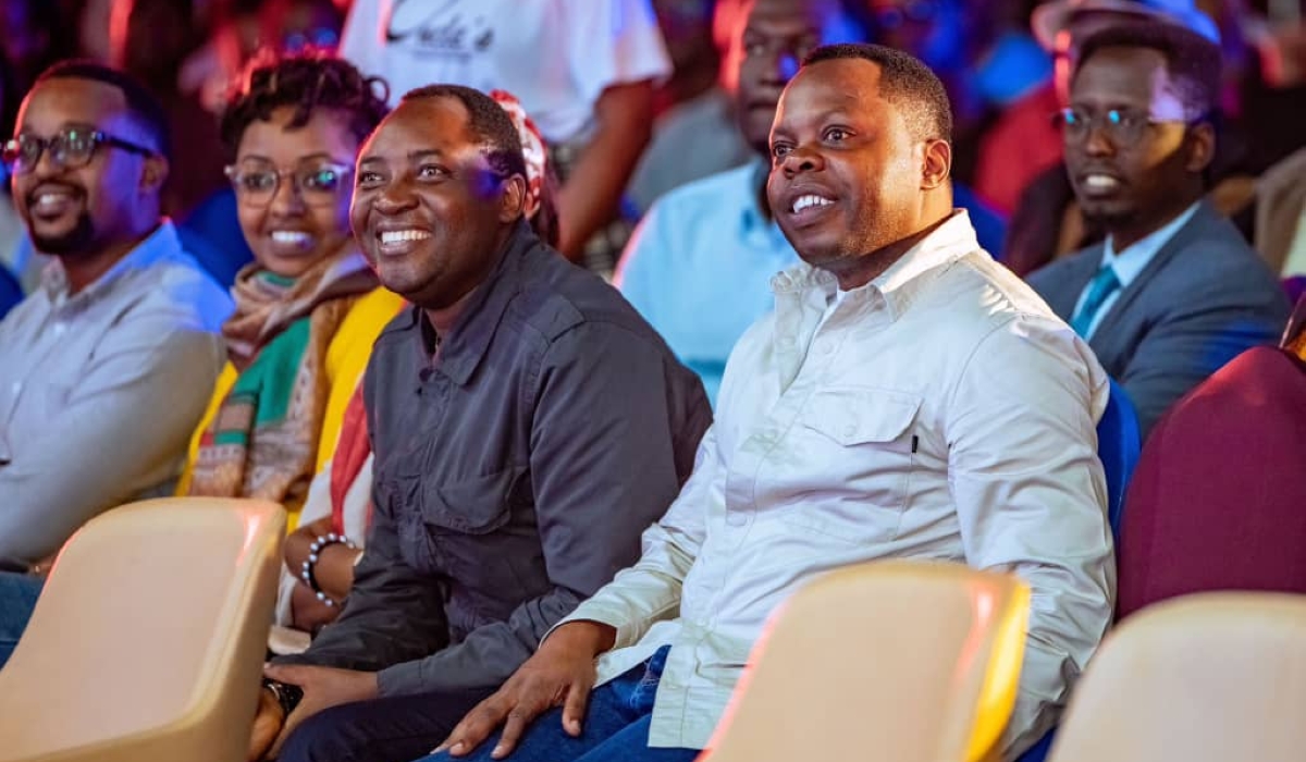 Abdallah Utumatwishima, the Minister of Youth and Arts joined comedy enthusiasts at the debut edition of 'Gen Z Comedy Show' 2024  on January 11. Craish Bahizi