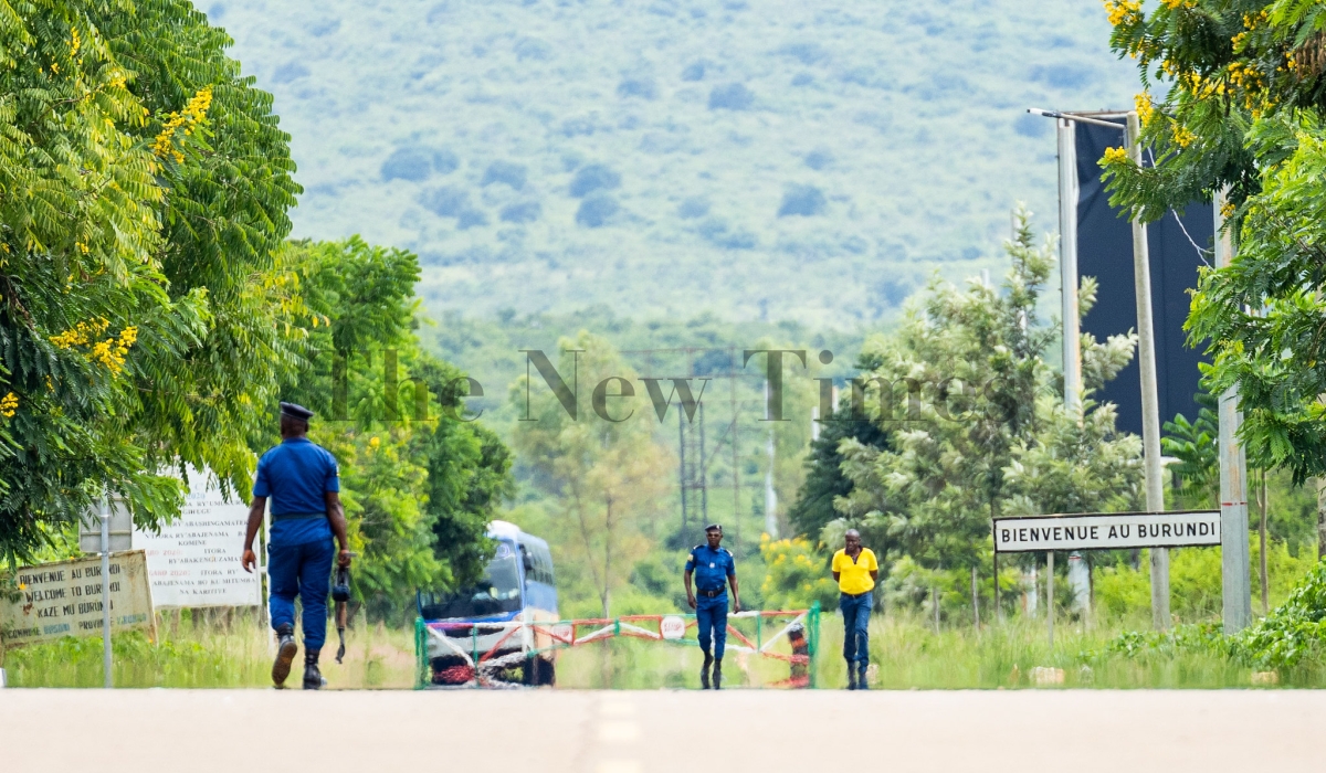 A view of Rwanda-Burundi border in Bugesera District on Friday January 12. Government of Burundi took a unilateral decision, on January 11, to close its borders with Rwanda. Photo by Olivier Mugwiza