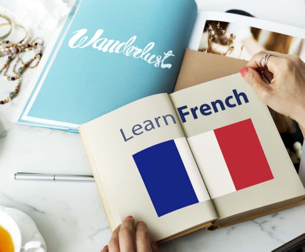 The author pursued French language certification.