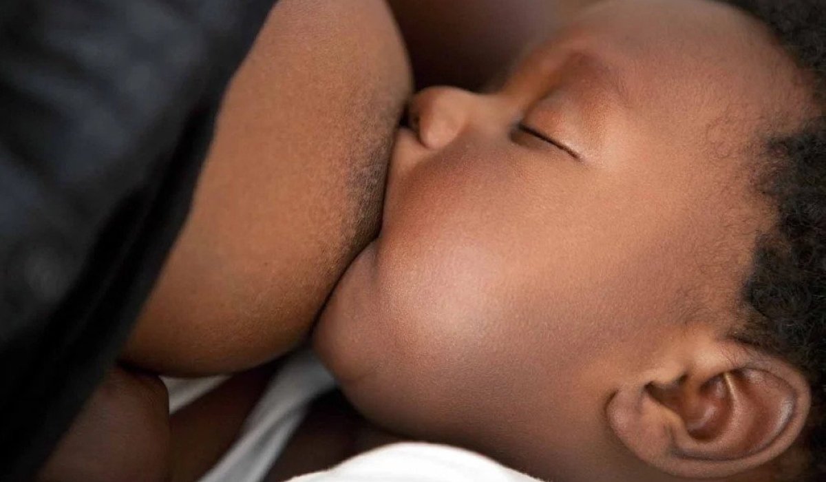A woman breastfeeding her baby. Mastitis is an inflammation of breast tissue that sometimes involves an infection.