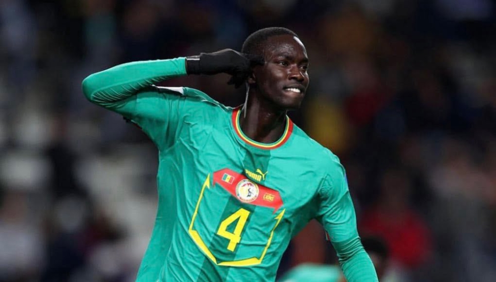 Senegal National team&#039;s Lamine Camara Mamadou. Courtesy