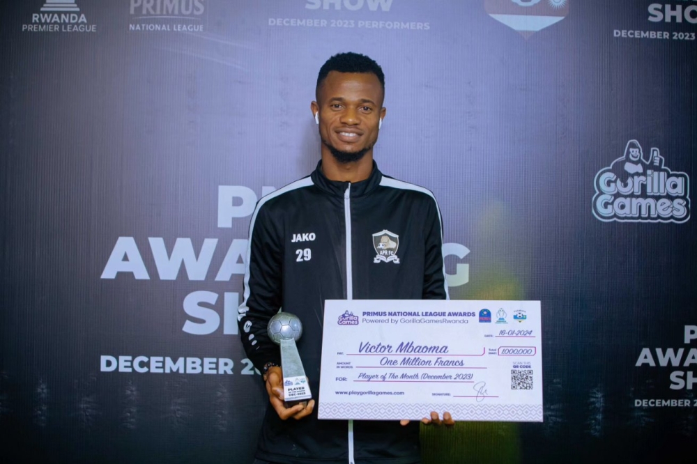 APR forward, Victor Mbaoma, has been named the best player in the Primus National League for the month of December. Courtesy