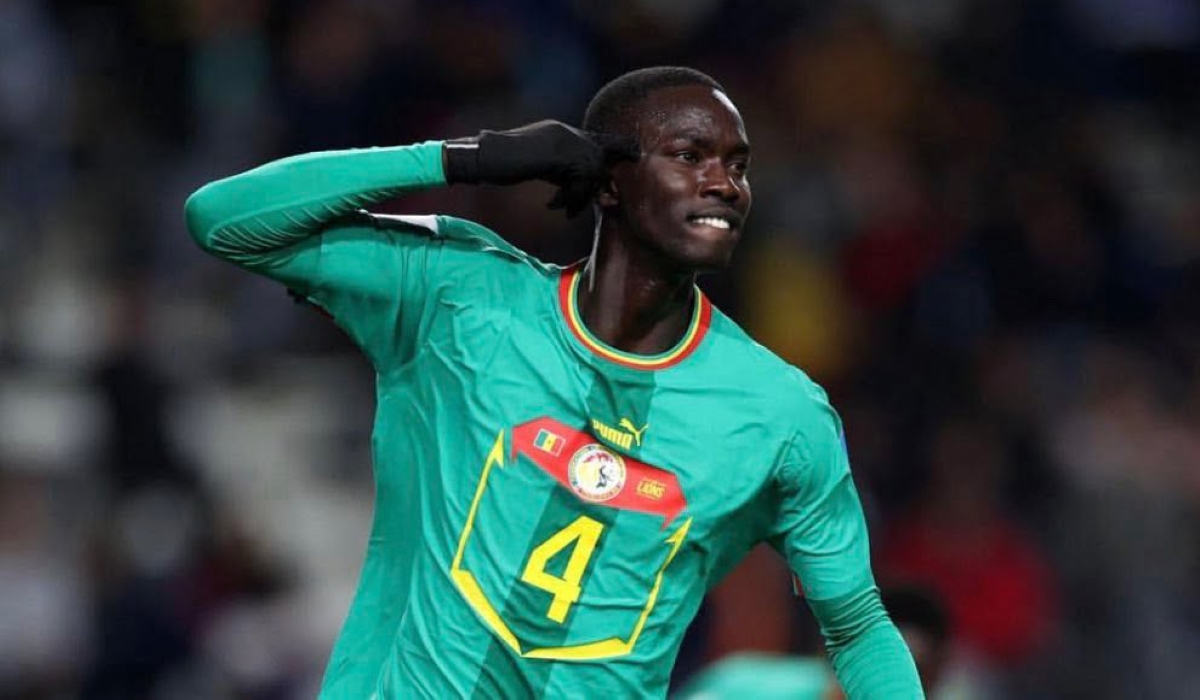 Senegal National team&#039;s Lamine Camara Mamadou. Courtesy