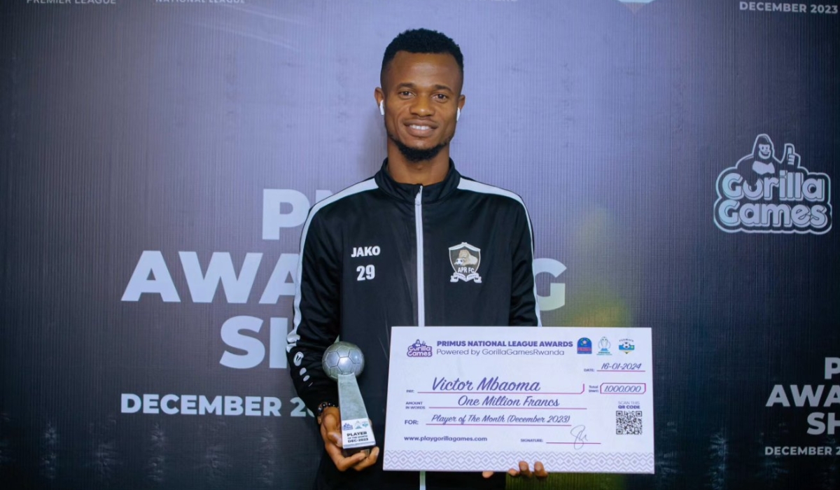 APR forward, Victor Mbaoma, has been named the best player in the Primus National League for the month of December. Courtesy