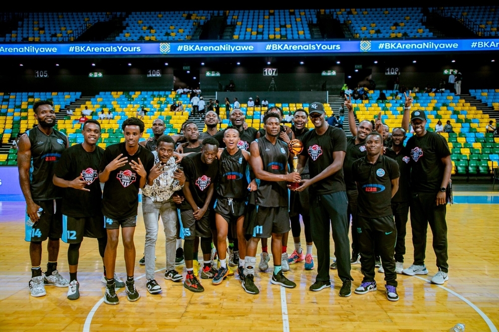 Singer Bruce Melodie has ventured into sports investment by financing local basketball club United Generation (UGB). Courtesy