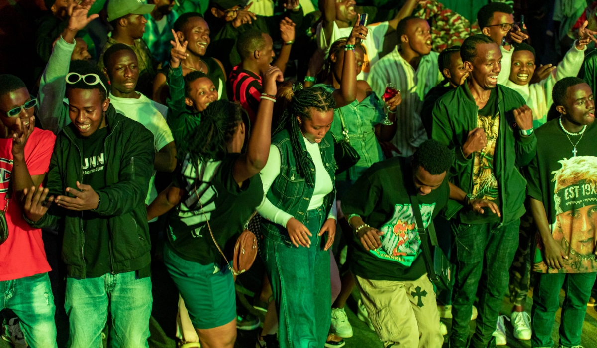 Music fans turned up during the event in Kigali.
