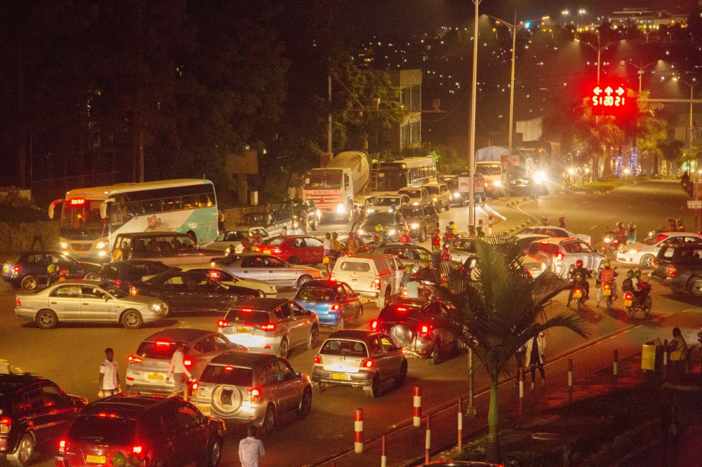 A view of a congested Giporoso road junction in Remera. The main highway from Masaka to Giporoso, in the City of Kigali, will be expanded to four lanes – from the current two lanes. Craish Bahizi