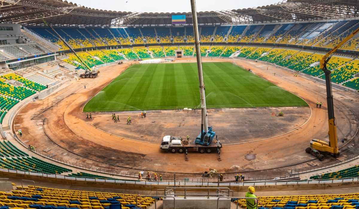 An inside view of Rwanda’s revamped Amahoro National Stadium, as seen on January 11, 2024.