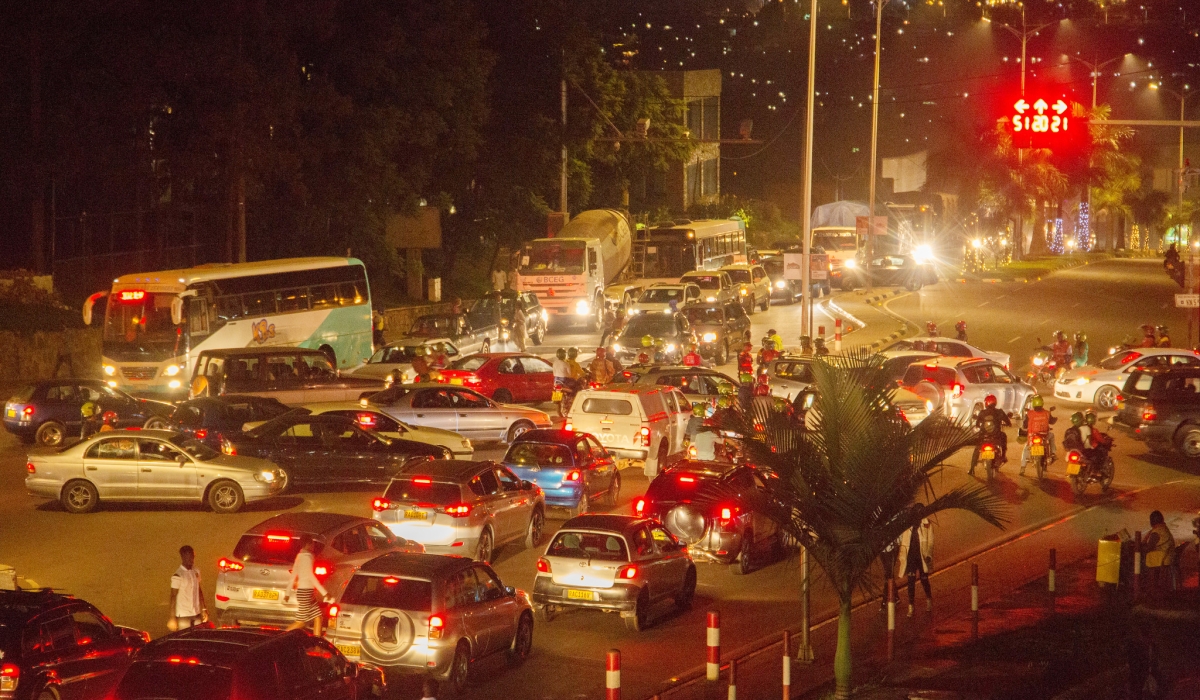 A view of a congested Giporoso road junction in Remera. The main highway from Masaka to Giporoso, in the City of Kigali, will be expanded to four lanes – from the current two lanes. Craish Bahizi