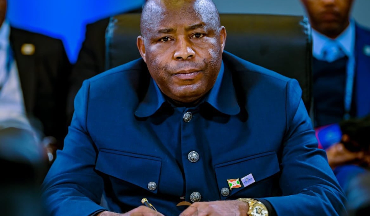 Burundian president Evariste Ndayishimiye