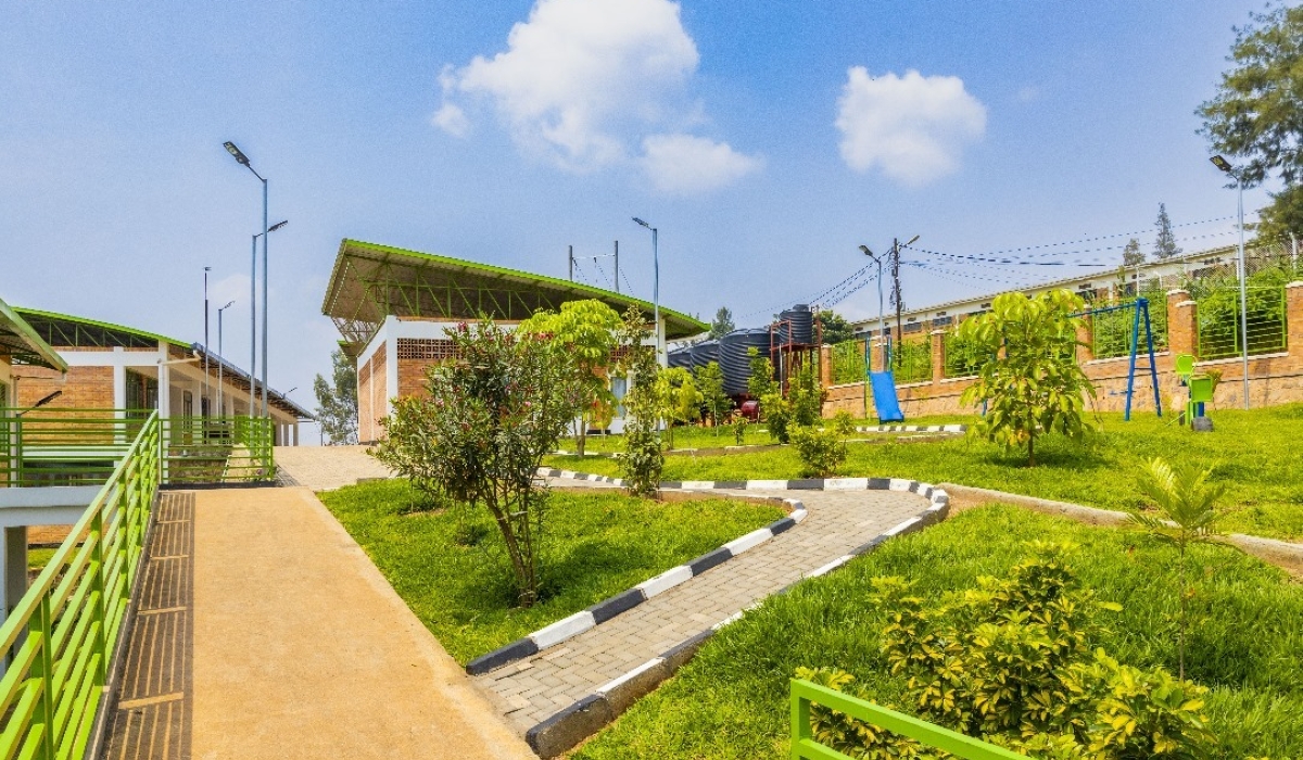 Outside the Kigali Referral Mental Health Centre in Kinyinya, Gasabo District. All photos by Craish Bahizi